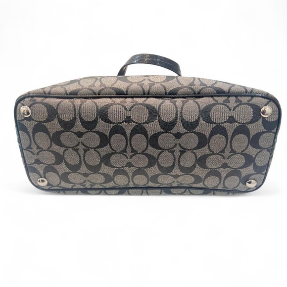 COACH F24606 Peyton Dome Signature Satchel w/ Detachable Crossbody Strap - Picture 7 of 11